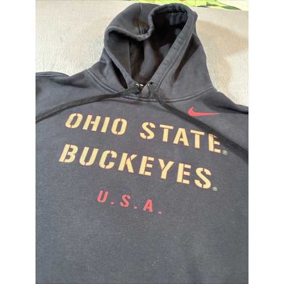 Nike Ohio State Buckeyes Salute To Service Veterans  Hoodie Men's Medium Black - Picture 4 of 7